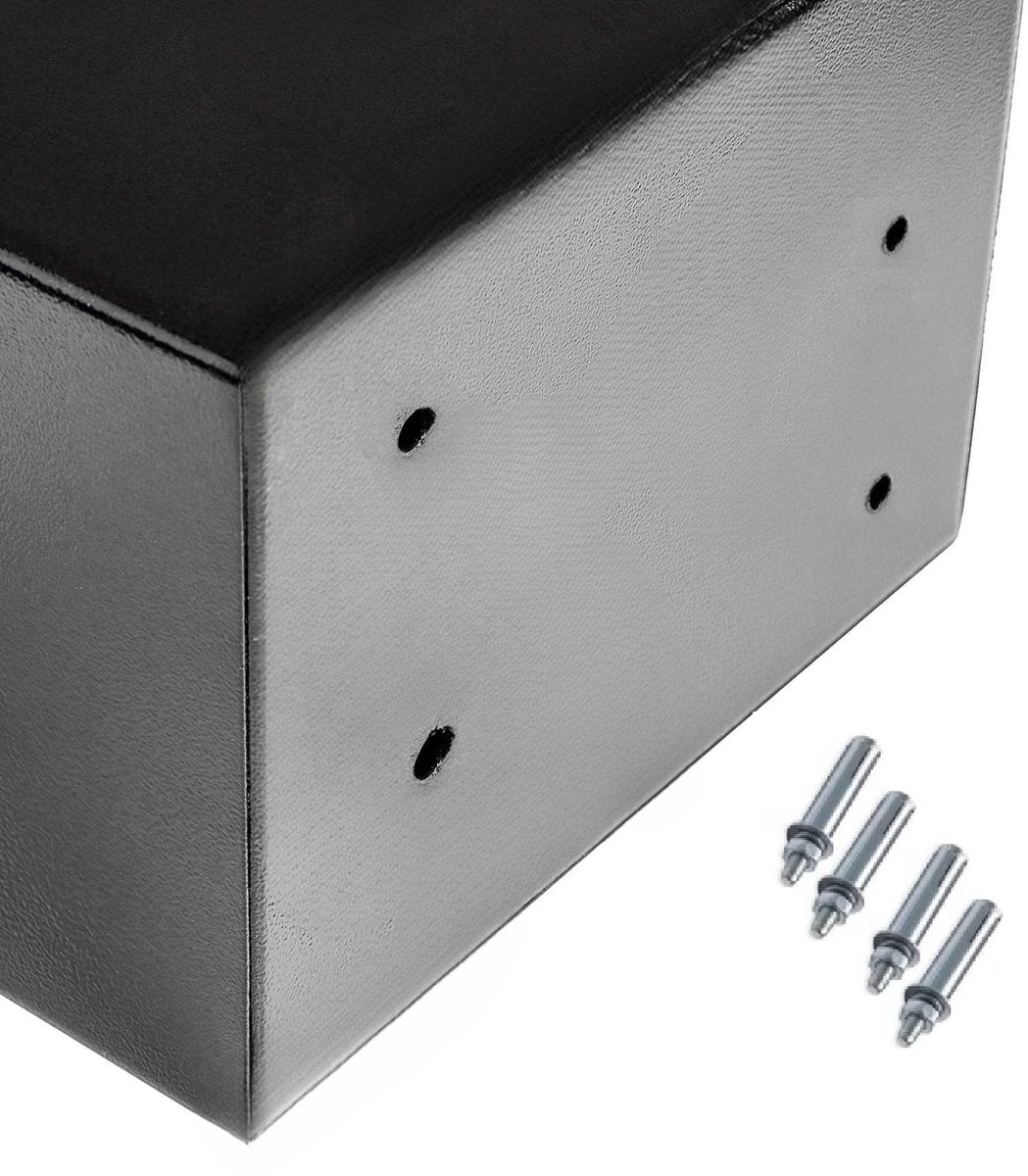 Stark's Kluis - Elektronisch Cijferslot en Noodsleutel - Geldkluis - Sieradenkluis - 25x35x25cm - Zwart