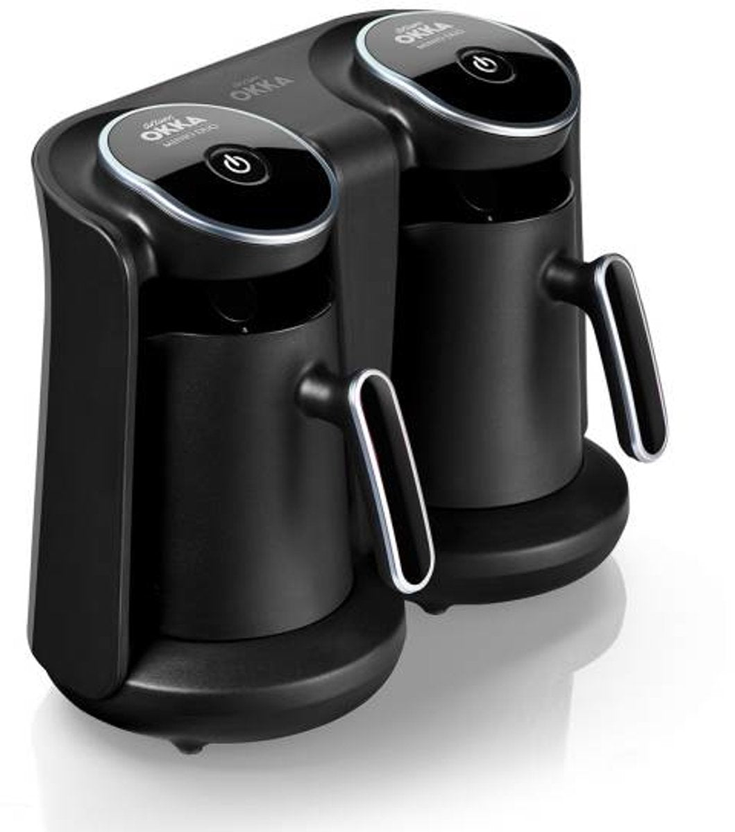 Arzum OKKA Minio DUO Chrome - Turkish Coffee Machine - 8 cups - Turkish Coffee Maker - Freestanding Turkish Coffee Machine
