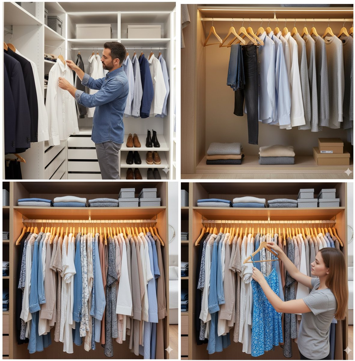 Cheffinger Kledinghanger - 6 Stuks - Hout - Kleerhanger