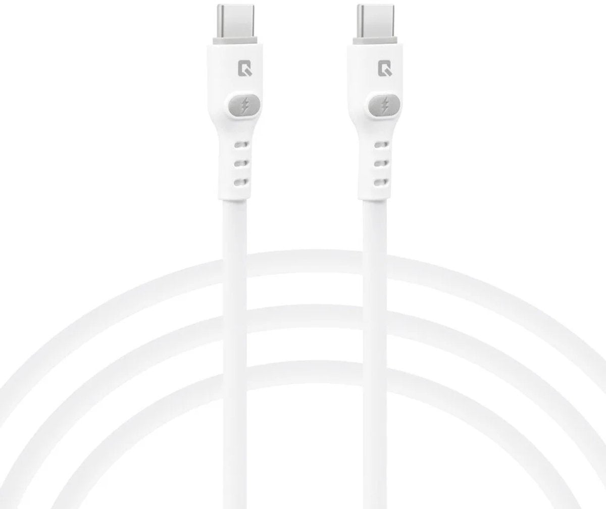 TUNIQ USB-C naar USB-C Kabel - 100cm - Snelle Oplaadkabel - Wit