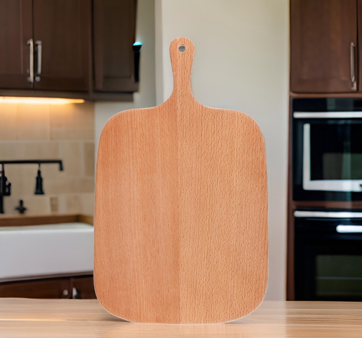 Cheffinger Snijplank - Bamboe - 33cm