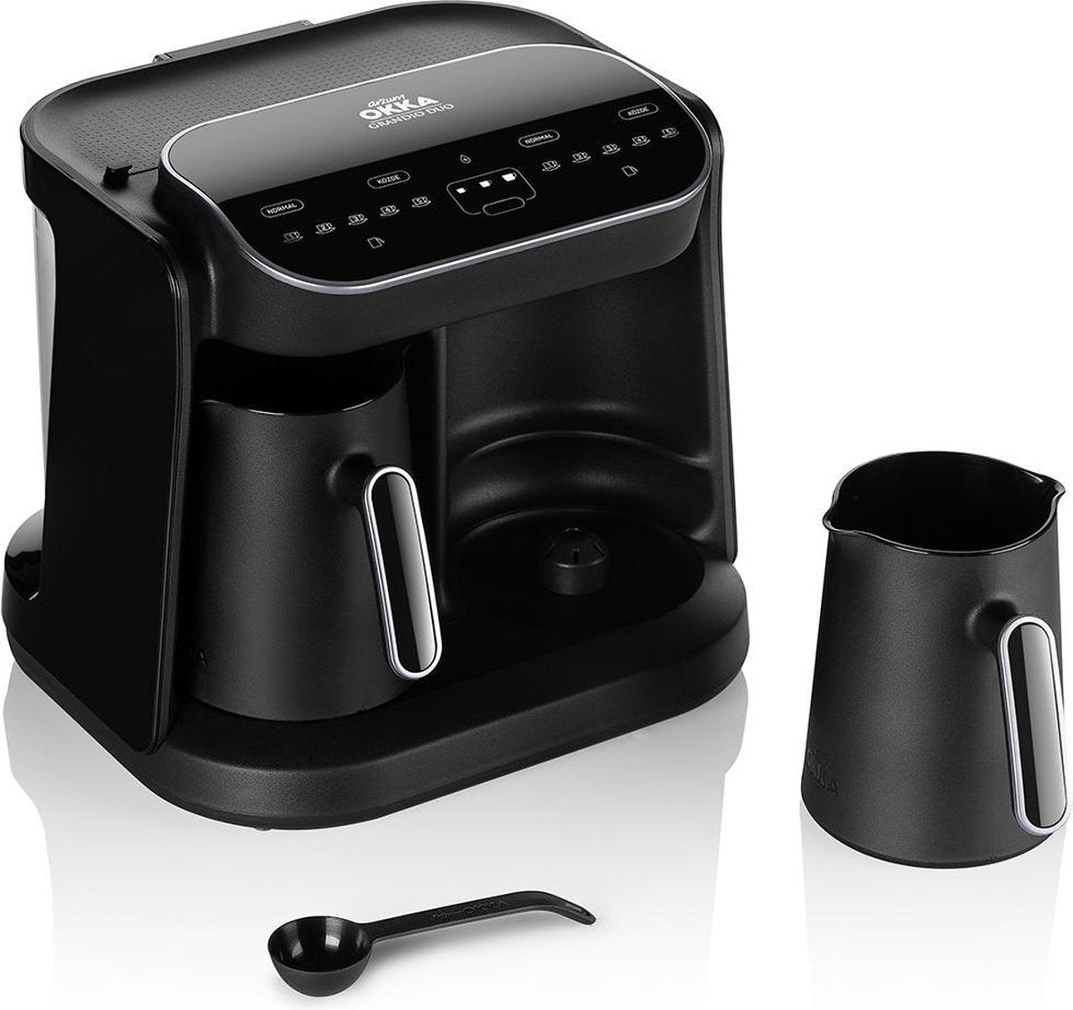 Arzum OKKA Grandio DUO Chrome - Turkse Koffiemachine - 10 kopjes - Turkish Coffee Maker - Vrijstaand Turks Koffiezetapparaat
