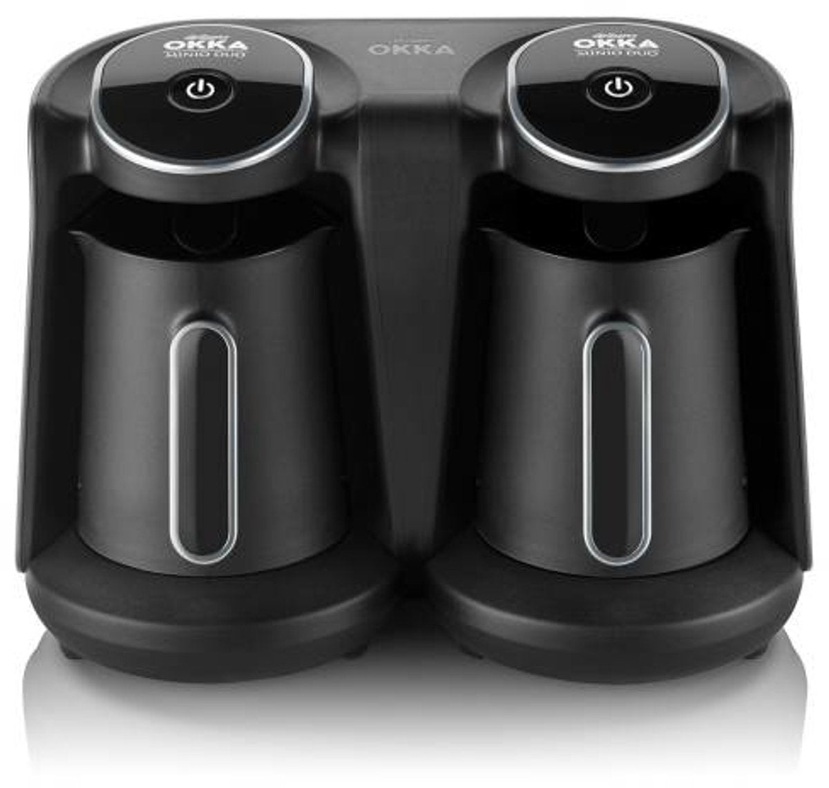 Arzum OKKA Minio DUO Chrome - Turkse Koffiemachine - 8 kopjes - Turkish Coffee Maker - Vrijstaand Turks Koffiezetapparaat