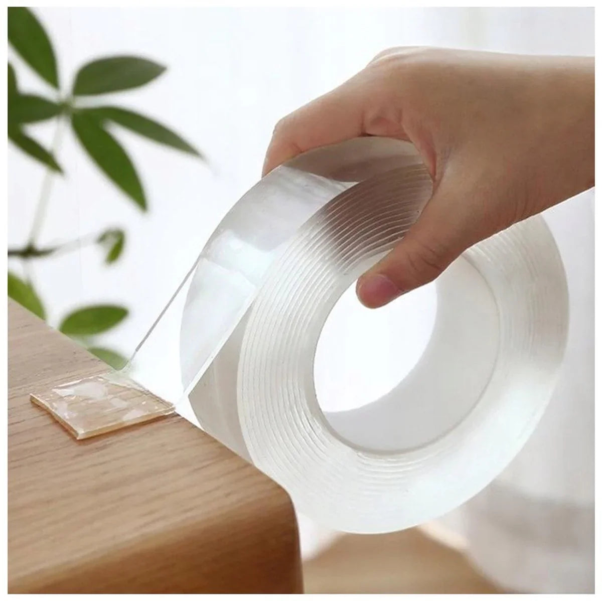 Hauskraft Nano Tape - Double-sided Tape - 3cm x 3m - Transparent Double-sided Adhesive Tape