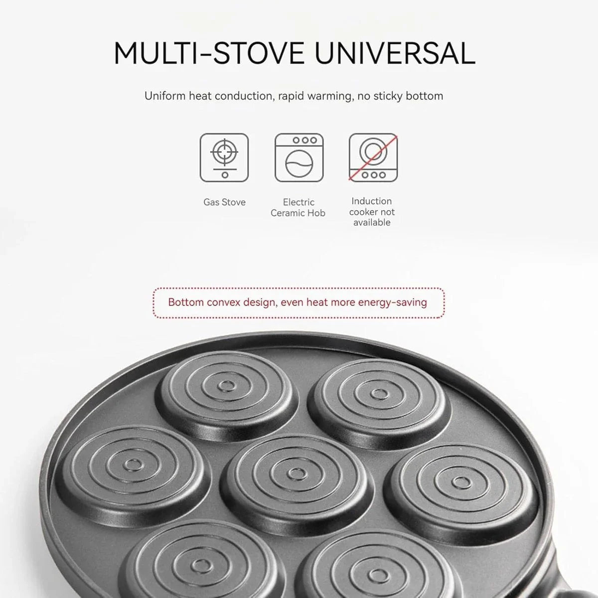 Platinum Pancake Pan - 26cm - Emoji Pancake Pan - Pancake with Smiley