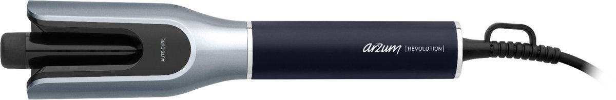 Arzum Revolution Automatische Krultang AR5156-94300 | Zilver/Zwart - LED-indicator - Keramische coating - 25W