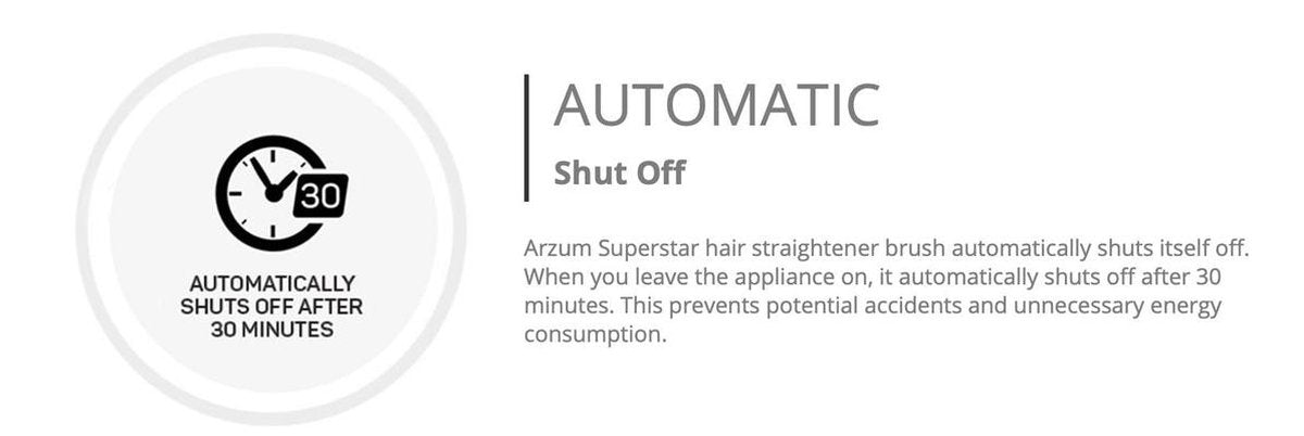 Arzum Superstar AR5036 - Stijlborstel - Zwart/Koper - Led Scherm - Keramische Coating - Toermalijn-Ionentechnologie - 140-220°C - 53W