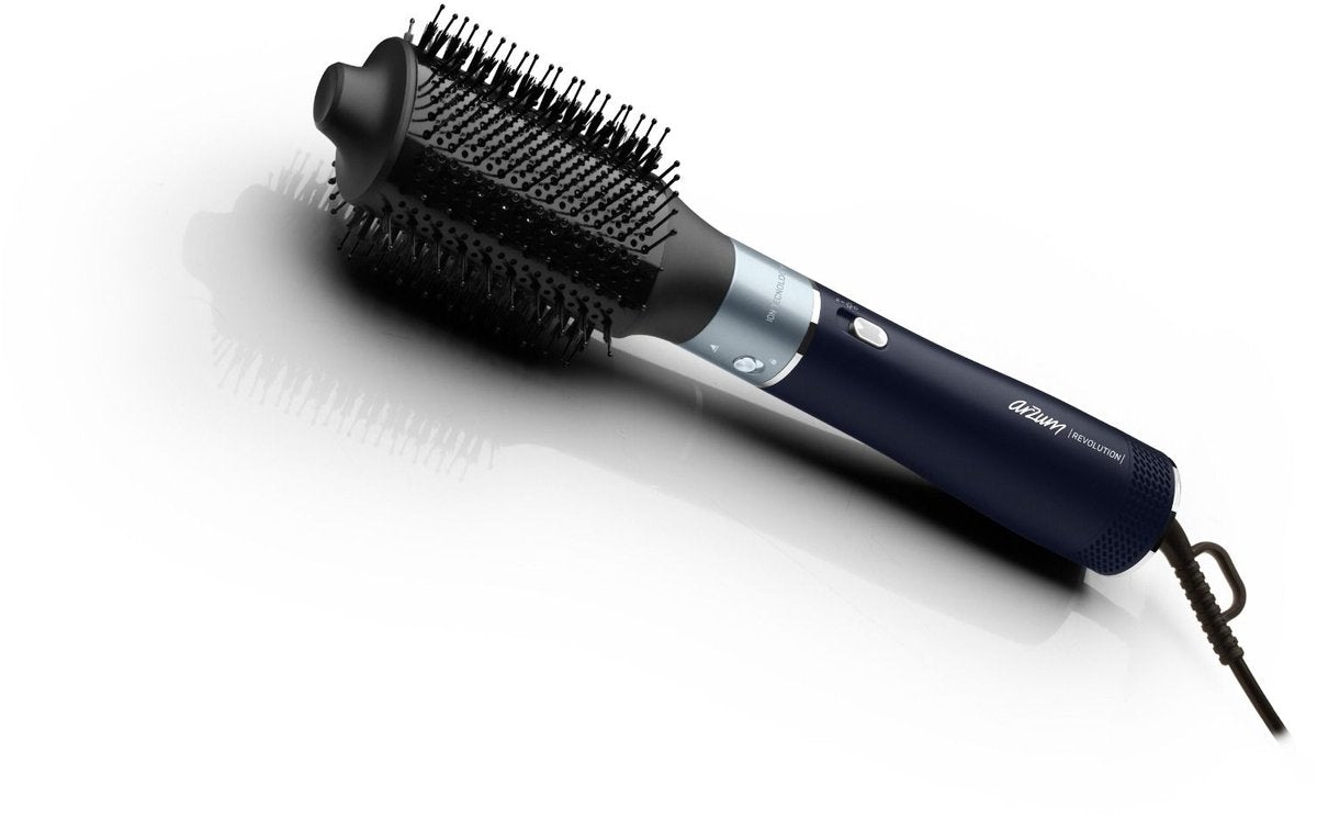 Arzum Revolution AR5162 - Heteluchtborstel - Zwart - 1200W - 5 Opzetstukken - 3-Staps Temperatuurcontrole - Ionentechnologie
