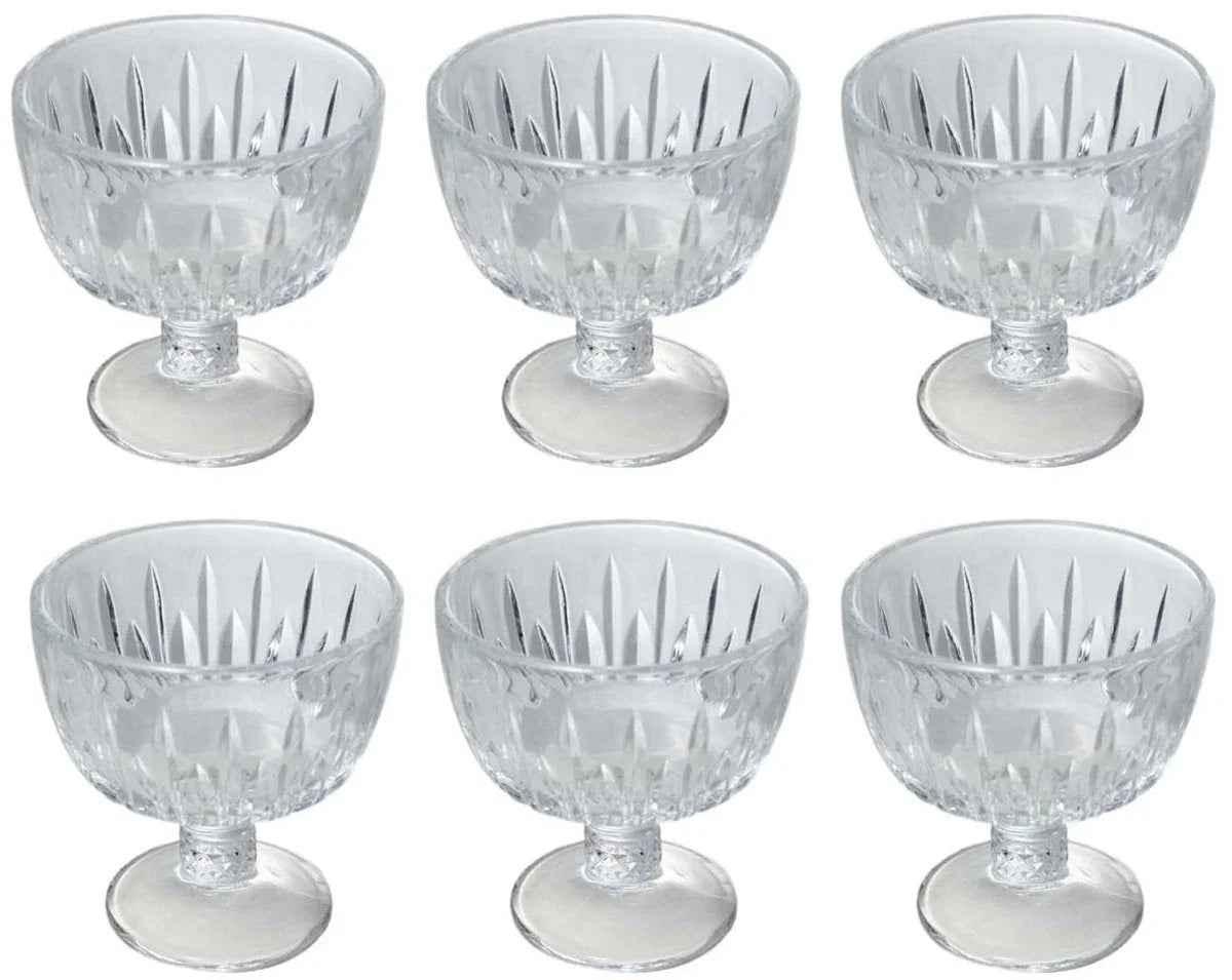 Bricard Altea IJscoupes - Set van 6 - Glas - IJsbekers - Schaaltjes - IJscoupe - IJsbekerset - TEKZEN
