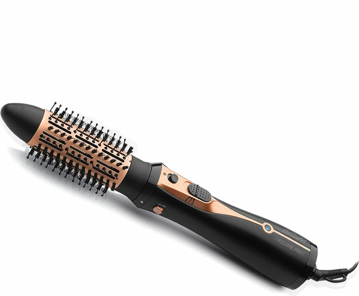 Arzum Volume Pro AR5063 - Hot Air Brush - Black/Copper - 1200W - Ceramic Brushes - Ion Technology - Cool Shot Function