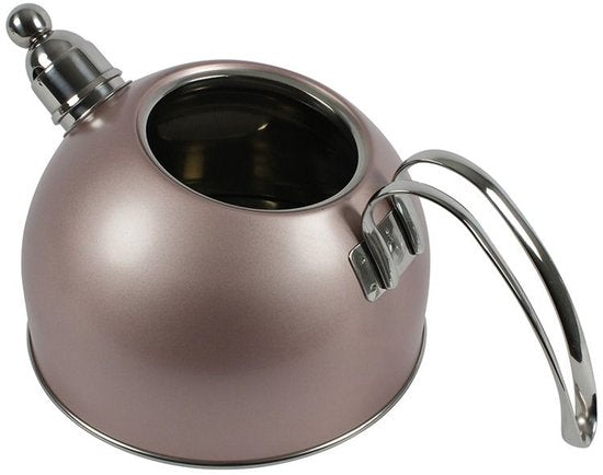 Ferveo Djena Turkse Theepot Set - 0,8/2,5L - Roze Goud - Inductie