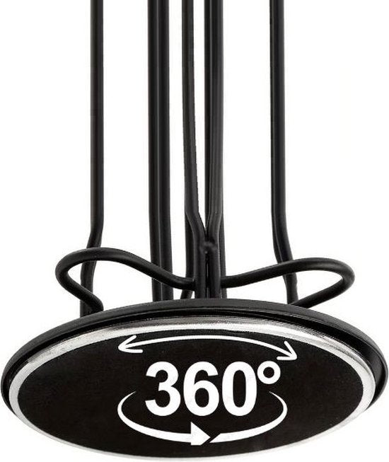 Cheffinger - Nespresso Capsule Holder - 360° Rotatable - 48 Cups - Cup Holder - Coffee Cup Holder - Silver