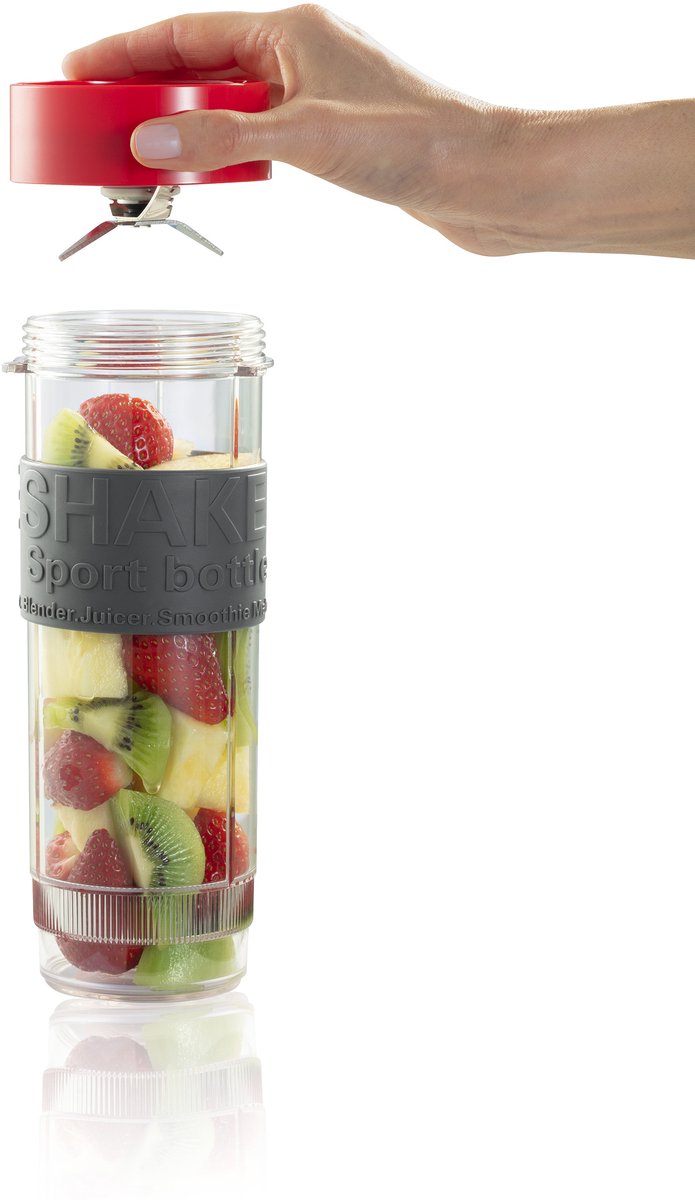 Arzum Magicblend Blender AR1159-0300 | Rood - 1000W - Glazen kan - 1,2L