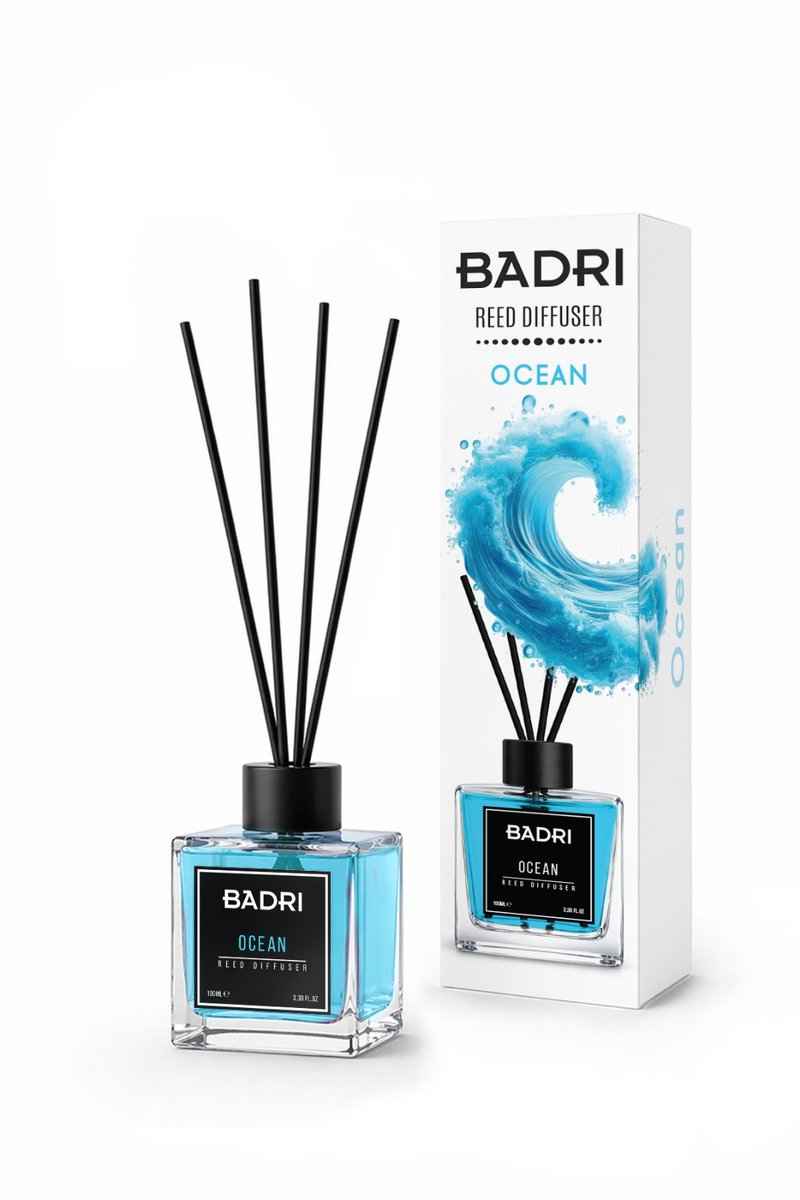 BADRI Geurstokjes Ocean 100ML geurstokjes