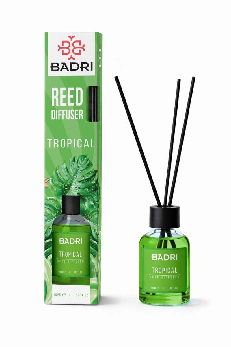BADRI Geurstokjes Tropical 50ML geurstokjes