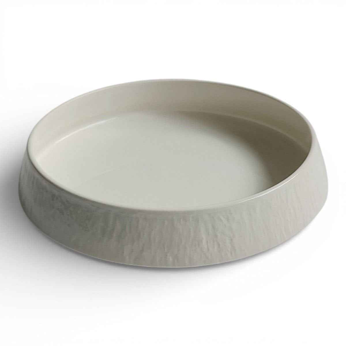 Bricard Bellon - Porseleinen Serviesset Set - Dinner Set - 27-delig - 6-Persoons - Wit/Reliëf