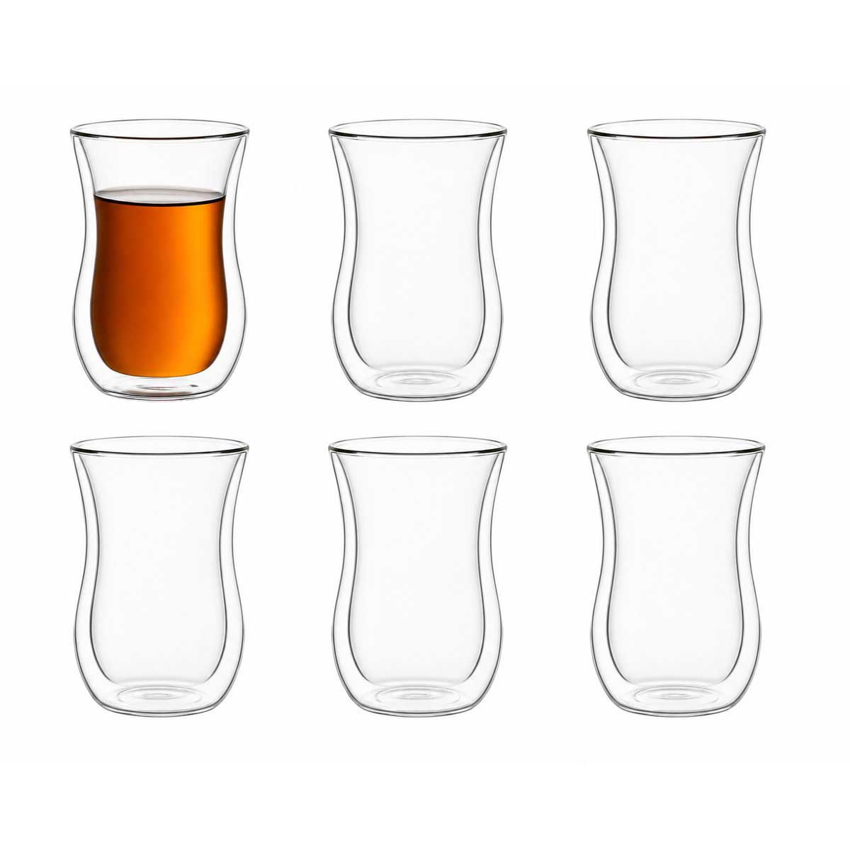 Bricard Dubbelwandige Turkse Theeglazen glas