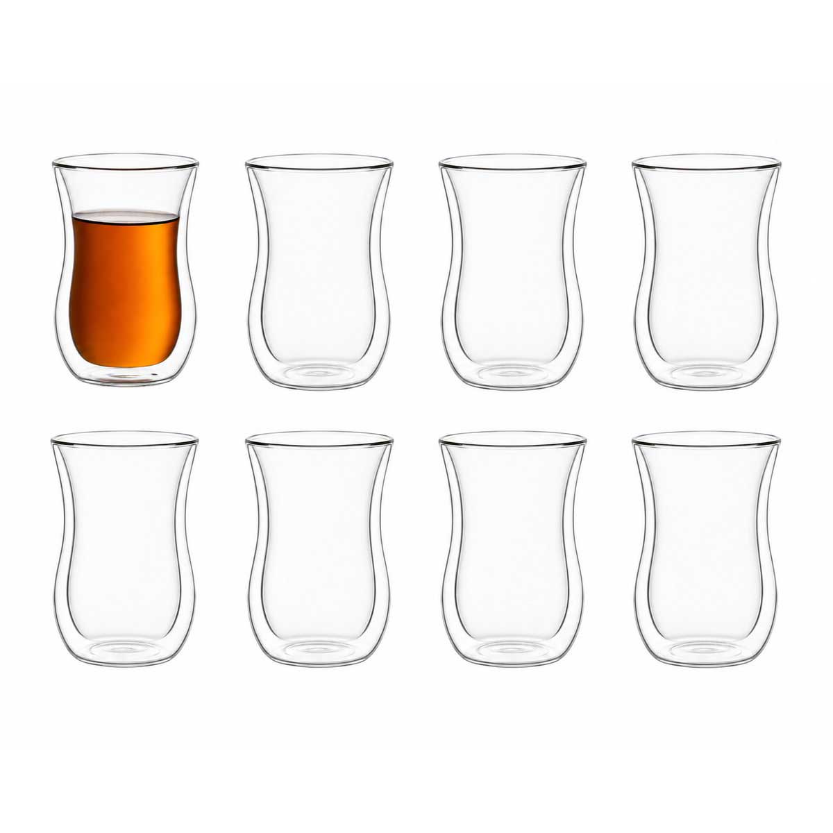 Bricard Dubbelwandige Turkse Theeglazen glas