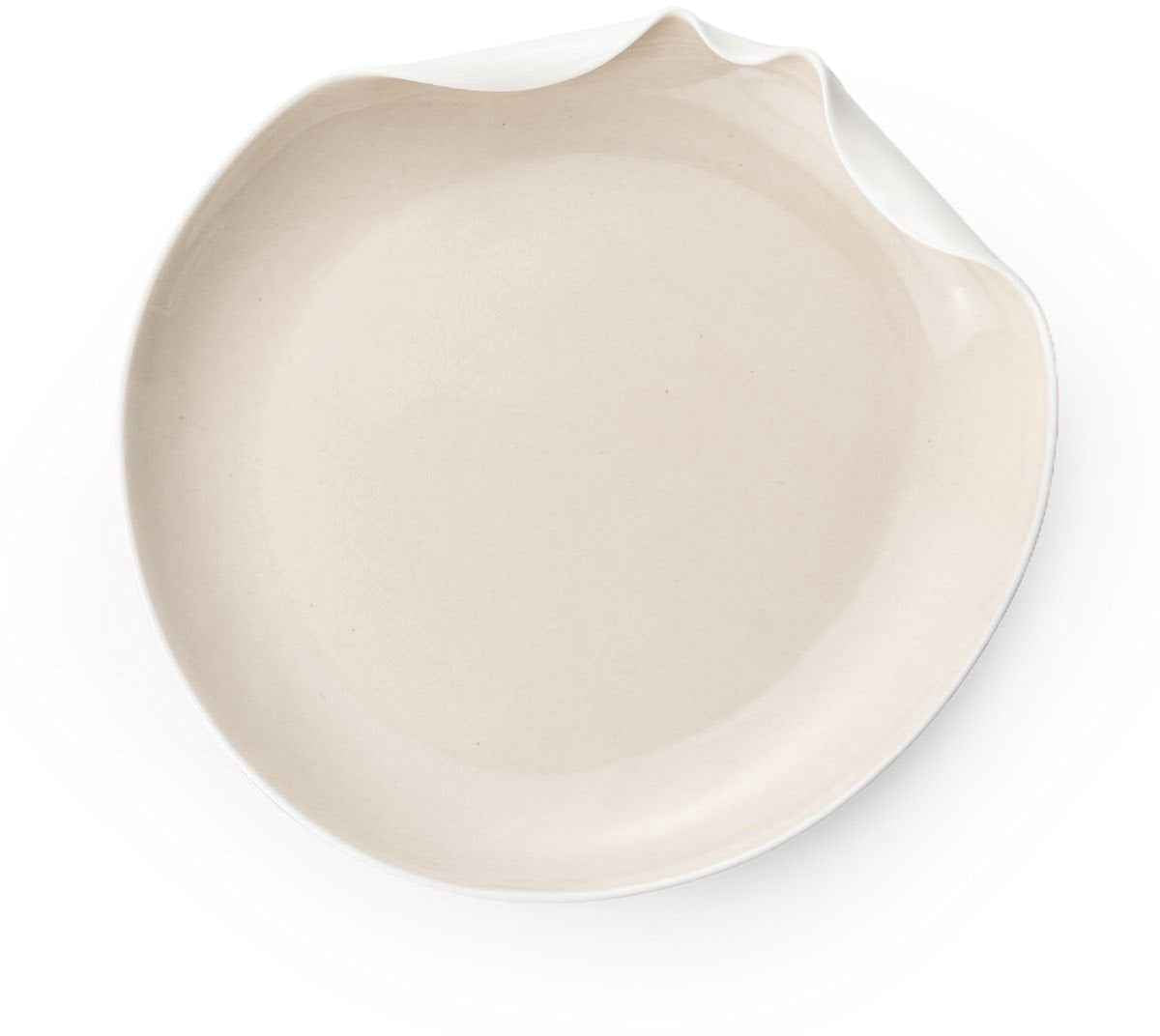 Bricard Miramas - Porseleinen Serviesset Set - Dinner Set - 25-delig - 6-Persoons - Wit/Taupe