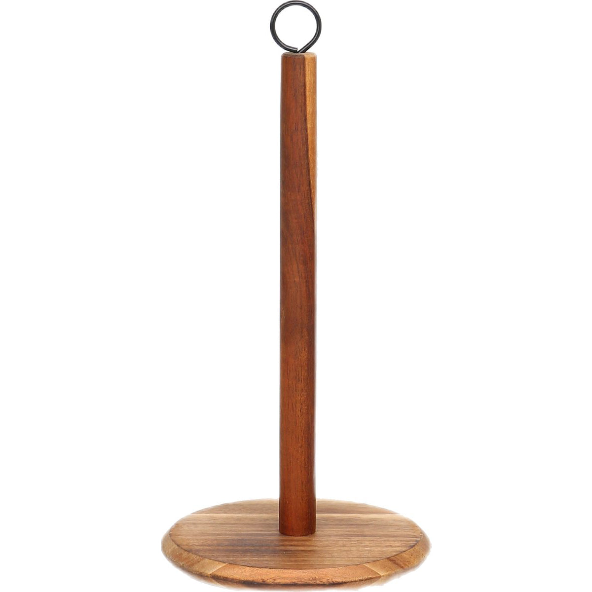 Clever Kitchen Roll Holder - Bamboo - Wooden Standing Roll Holder - 31cm