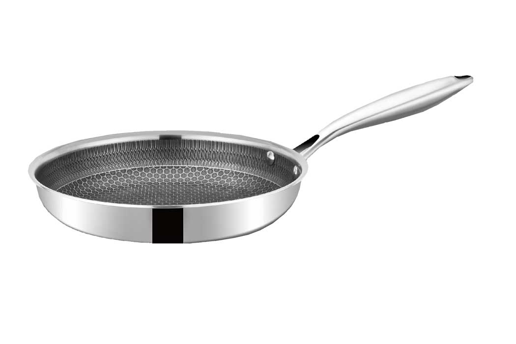 Cheffinger Premium Pannenset - 10-delig - RVS - Honingraat - Hexagon - Honeycomb - TEKZEN