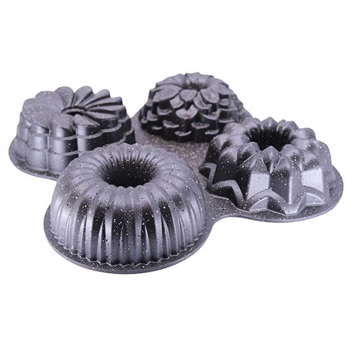 Ferveo Dortlu Bakvorm aluminium bakvormen 31 x 31 x 5 cm Grijs