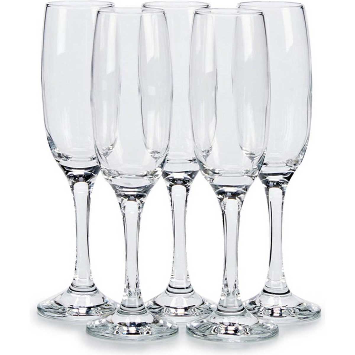 Glozini Champagnergläser - 6er Set - Champagnergläser