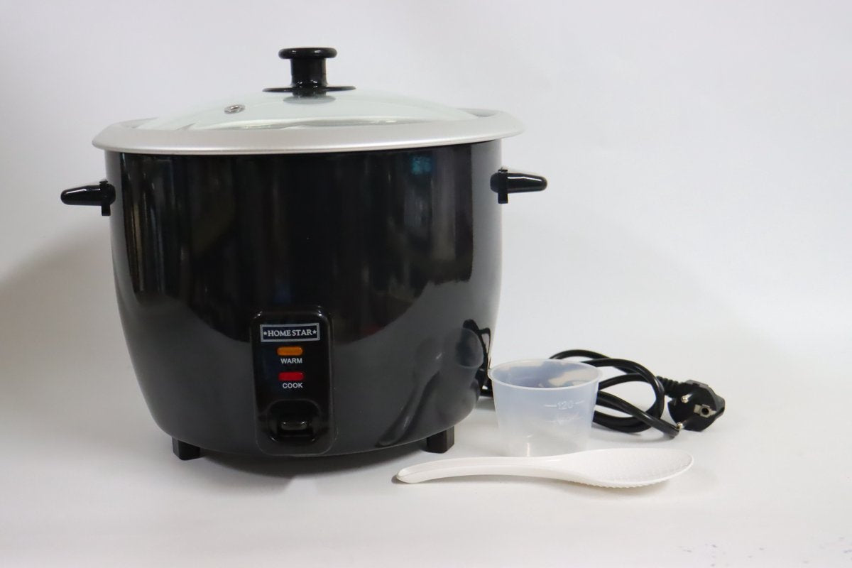 HomeStar Rice Cooker - Removable Inner Pot and Keep Warm Function