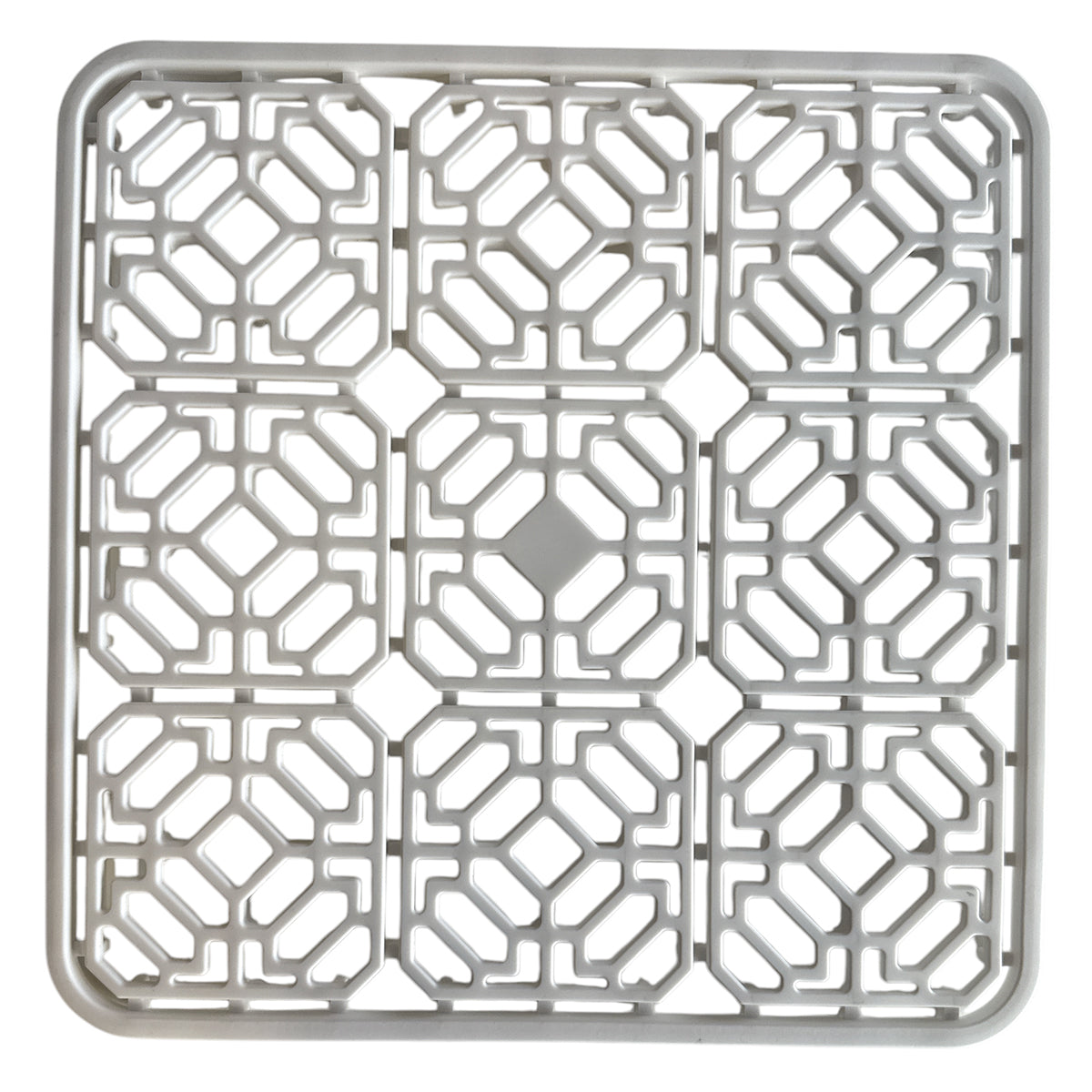 MONOO Spülbeckenmatte – Weiß – Quadratisch – Silikon – 30x30cm – BPA-frei – Extra Dick
