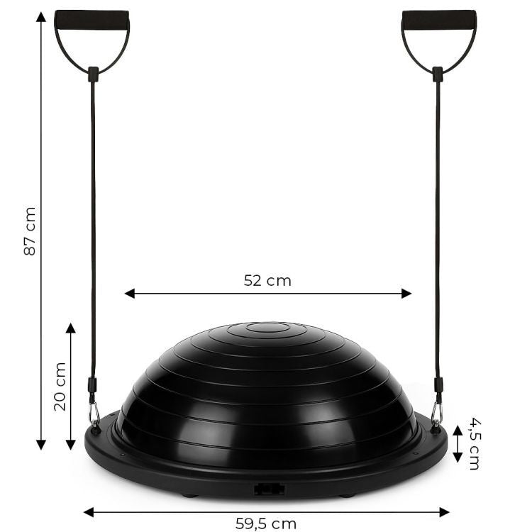MovePro Balance Board - Balanstrainer met Weerstandsbanden & Pomp – foto 5