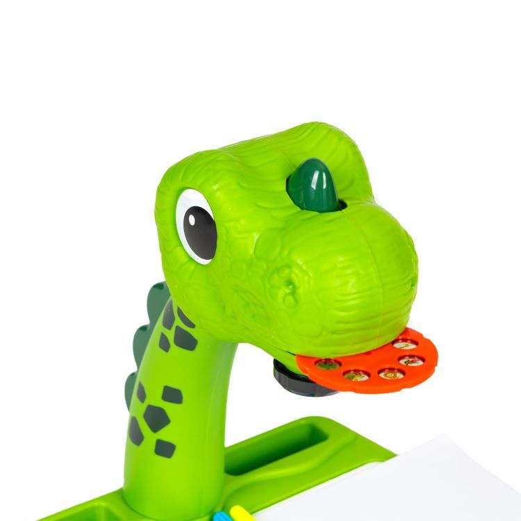 Multistore Dinosaurus Tekenprojector - Groen - 24 Patronen - 12 Stiften – foto 5