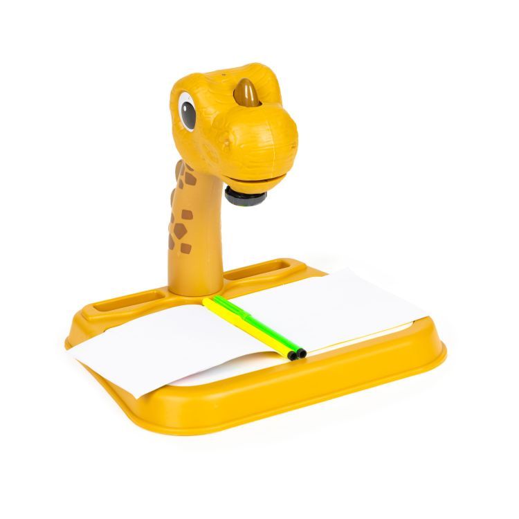 Multistore Dinosaurus Tekenprojector - Geel - 24 Patronen - 12 Stiften – foto 2