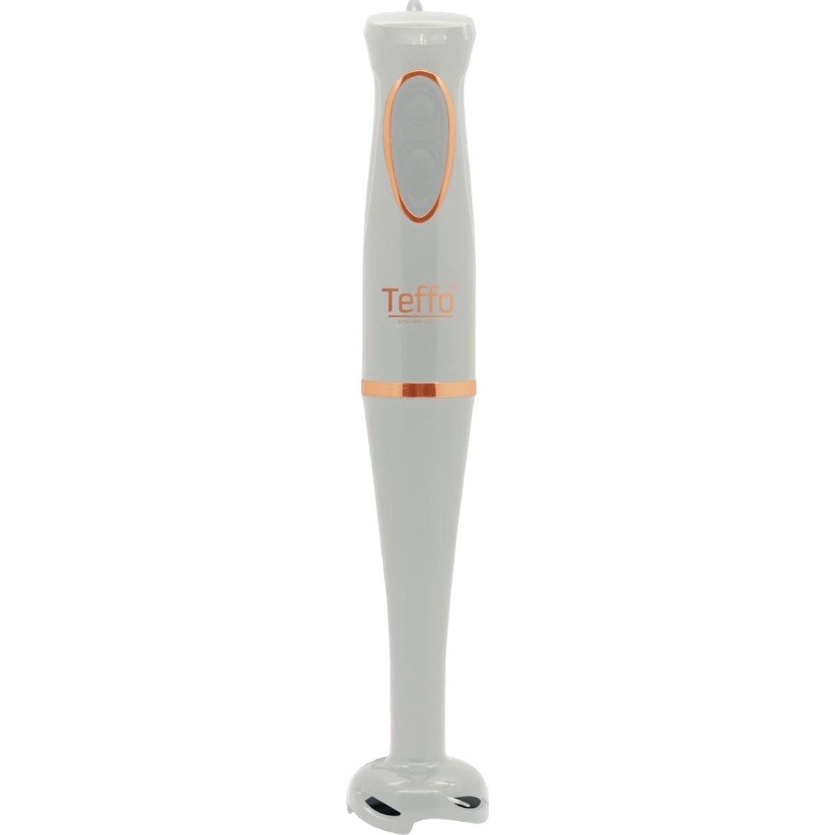 Teffo Hand Blender - 2 Speeds & Ergonomic Handle, Removable Rod - 200 Watt - White / Rose Gold