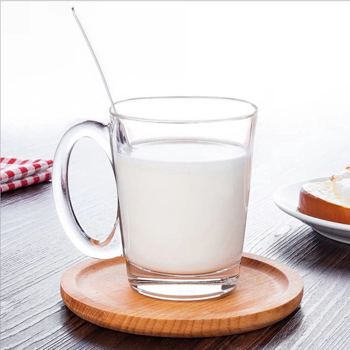 Vivalto Tea glasses - 250ml - Set of 6 - Coffee glasses - Tea glass - Cappuccino glasses - Latte macchiato glasses