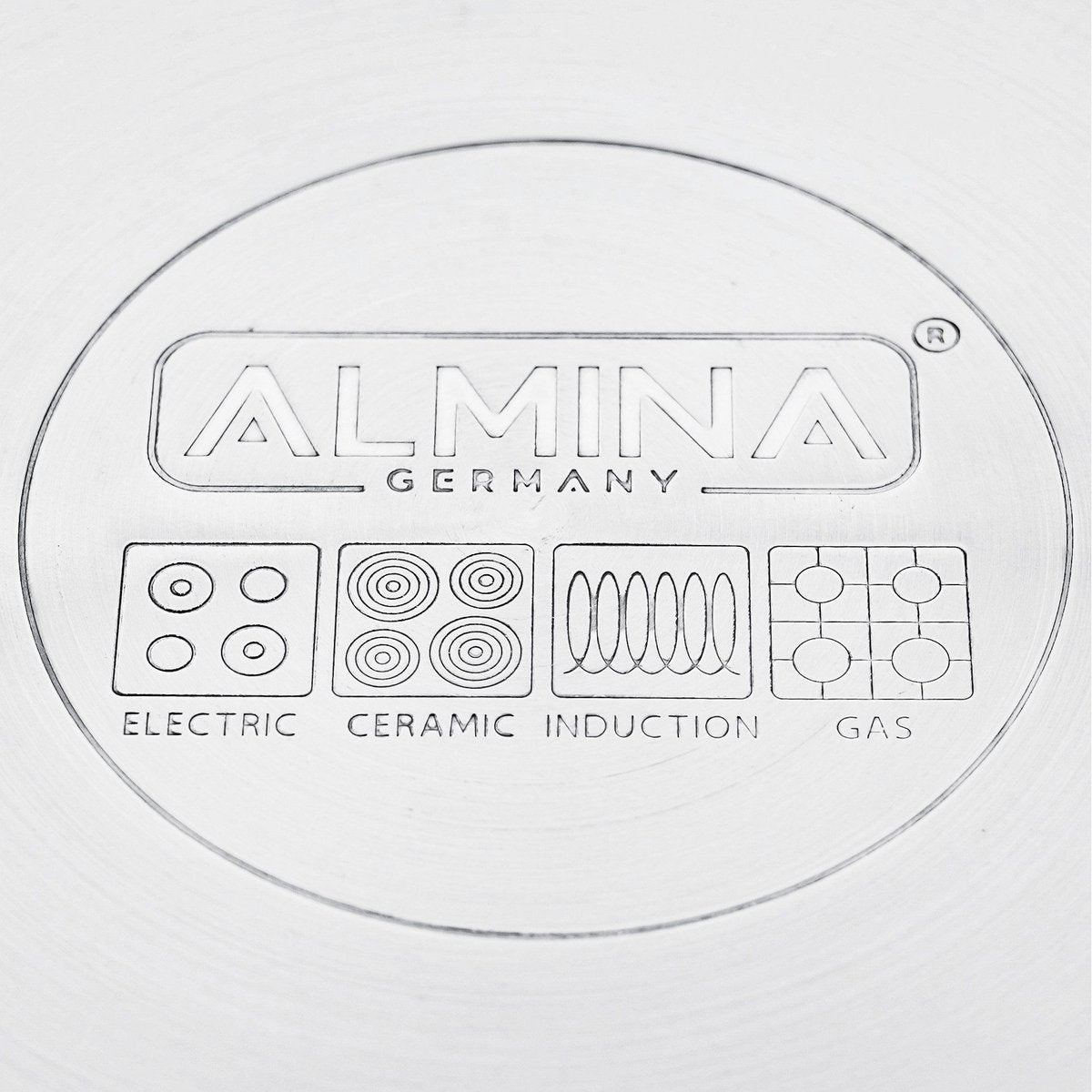 Almina Kookpan met Glazen Deksel - 28cm - 9.8L - Edelstaal - Zilver - TEKZEN