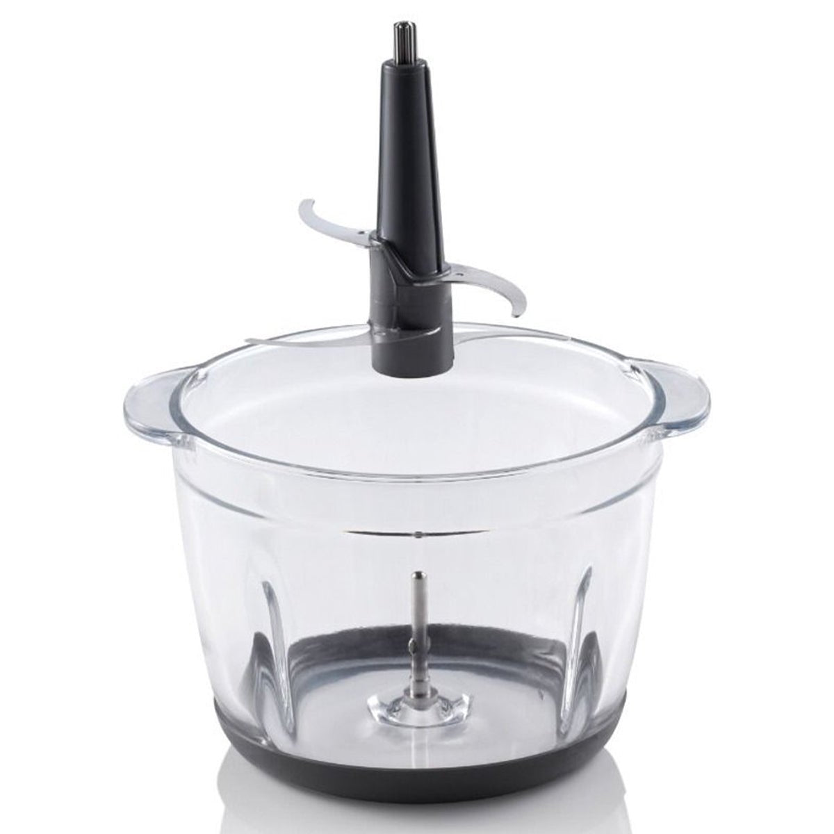 Arzum Glasschopp Hakmolen AR1164 - Wit - Glazen Mengkom - 2 Liter - 300W - TEKZEN