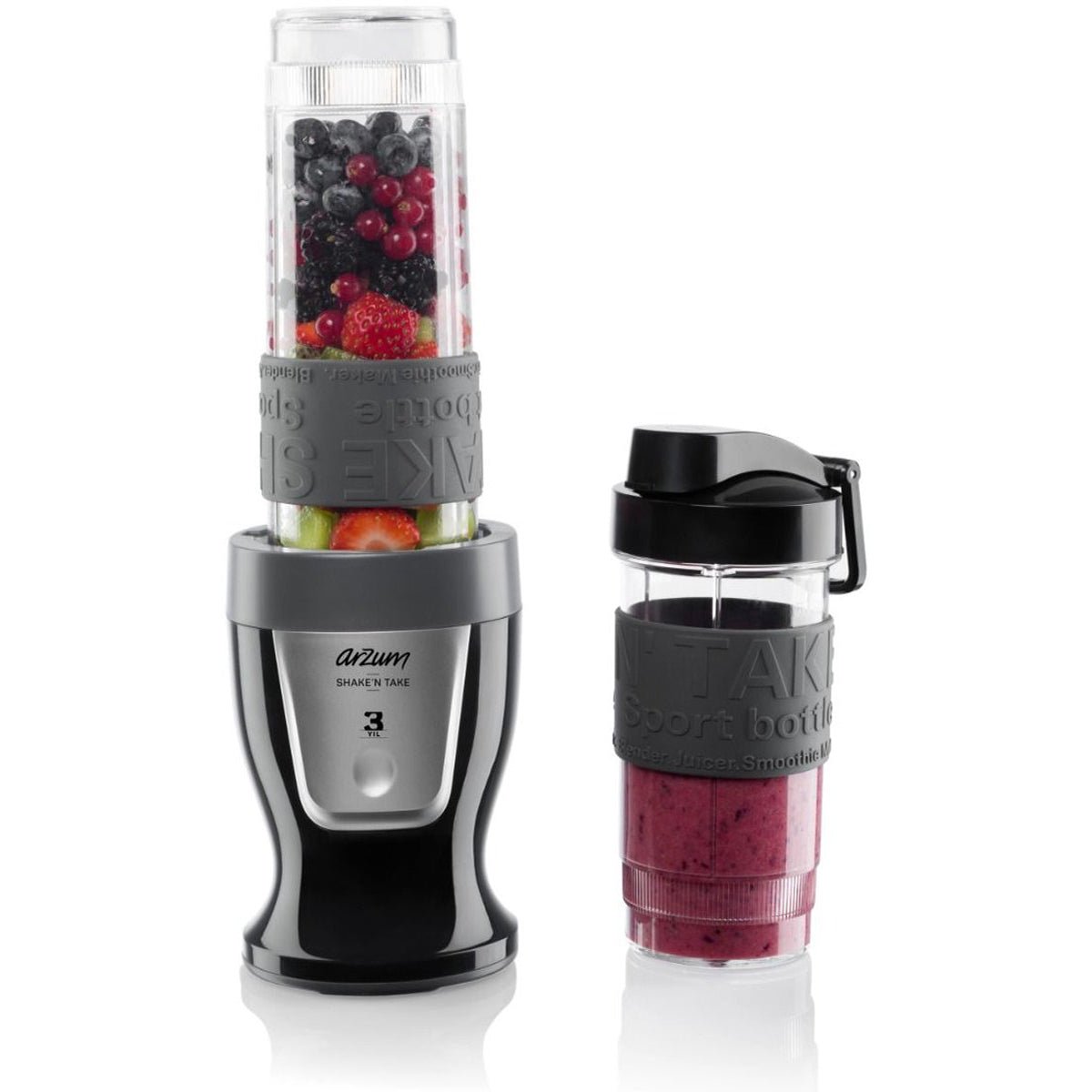 Arzum Shake'n Take Blender AR1032 - Zwart - Mini Blender - 300W - TEKZEN