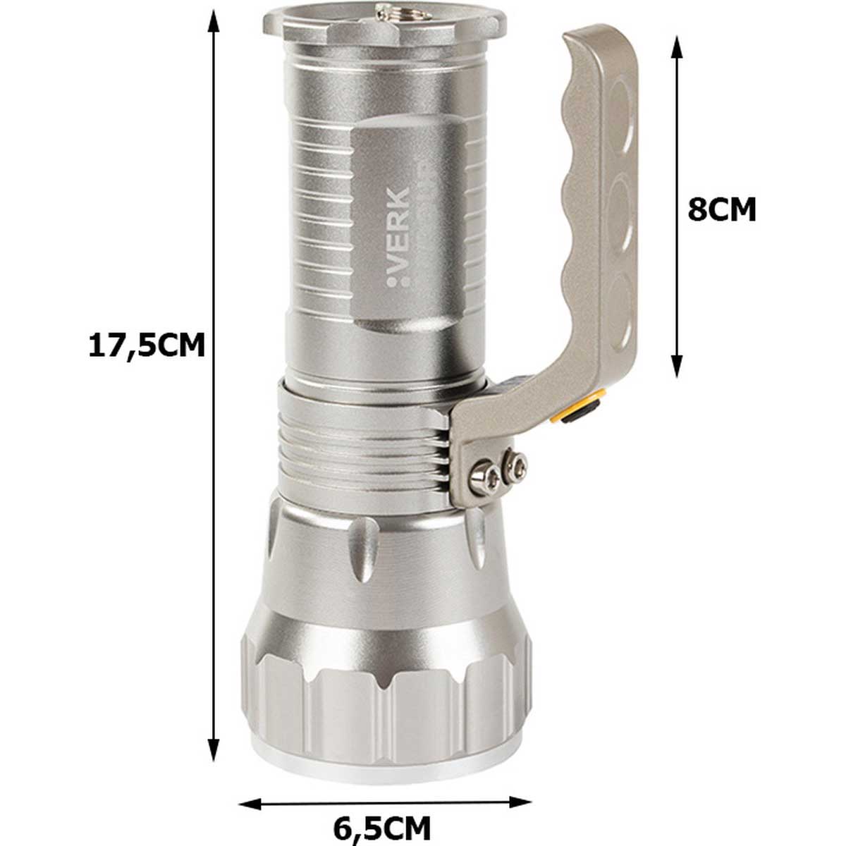 BAILONG Militaire Zaklamp - Zoeklamp – CREE XM - L T6 LED – Met Zoomfunctie - TEKZEN