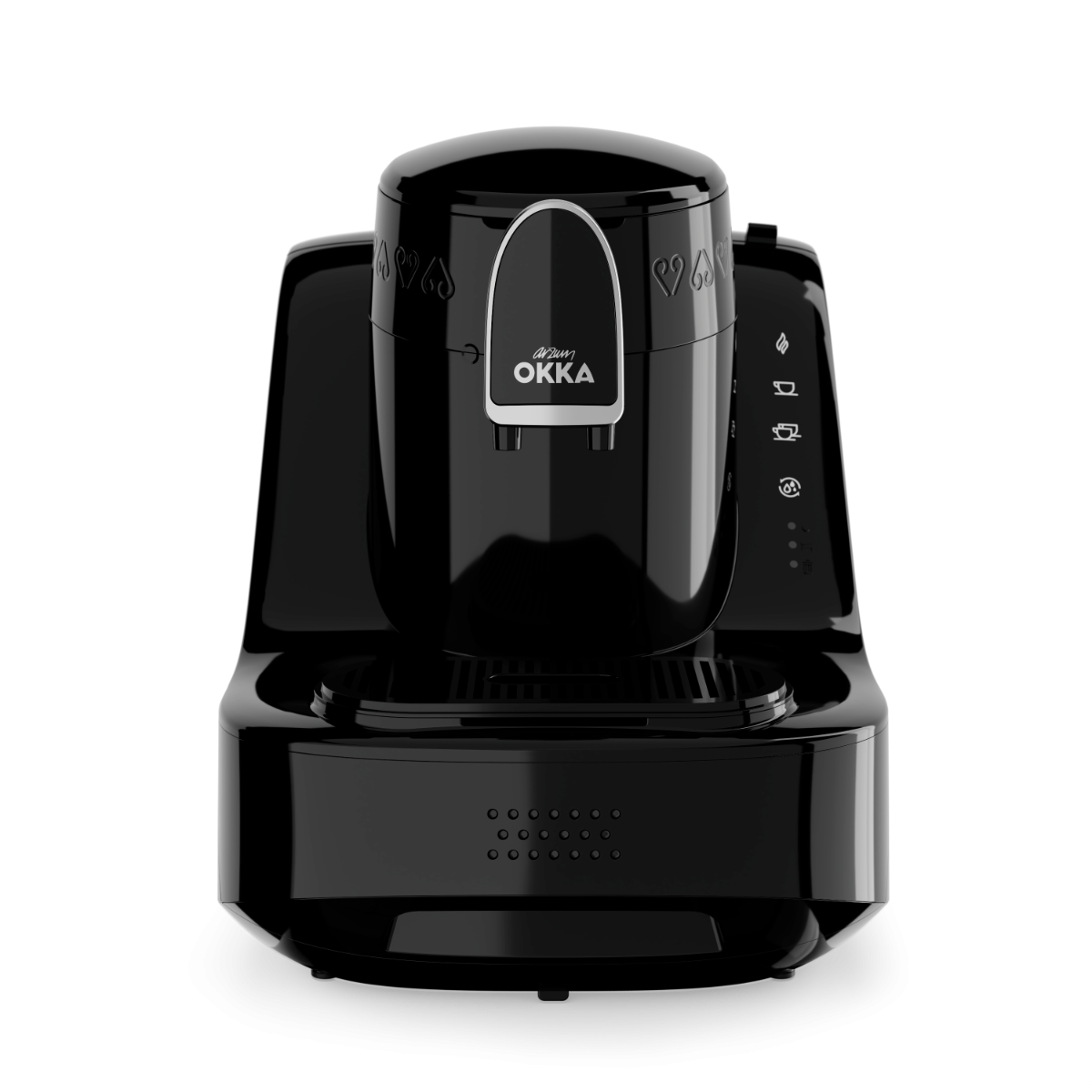 Arzum OKKA Elite Turks Koffiezetapparaat - Zwart/Chroom - 2 Kopjes - Aanpasbare Temperatuur - Volautomatisch - 710W