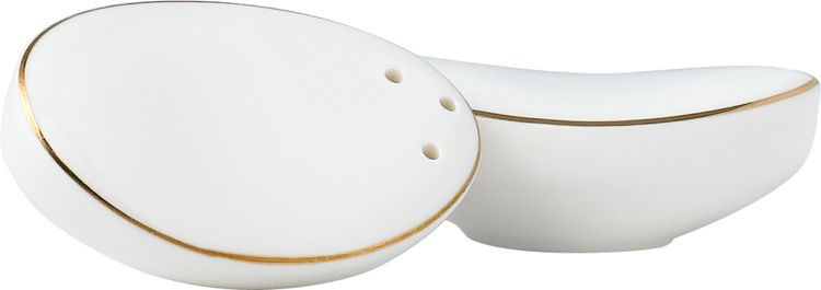 Bricard Rodez - Porseleinen Serviesset Set - Dinner Set - 27-delig - 6-Persoons - Wit/Goud
