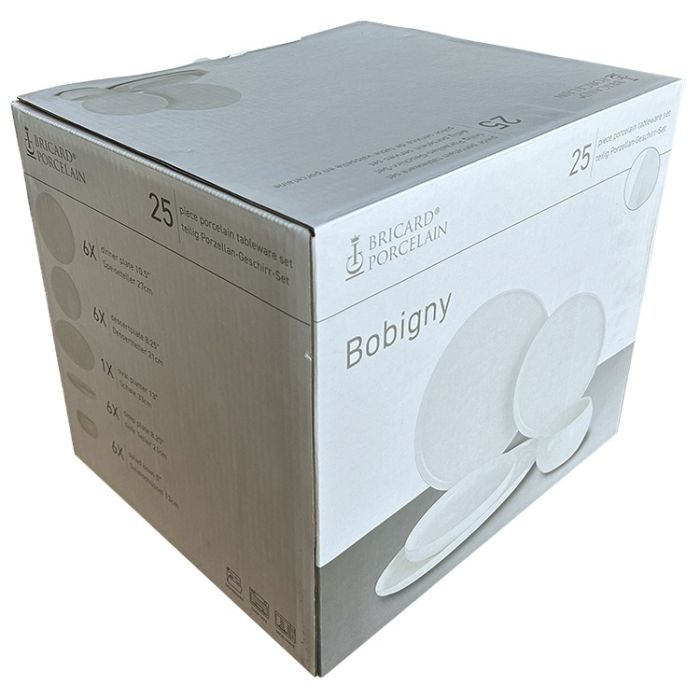 Bricard Bobigny Serviesset Wit 25-delig Porselein – productfoto 8