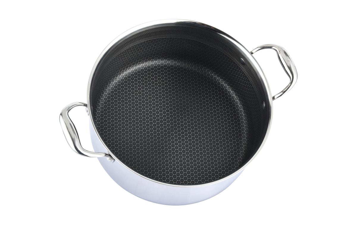 Cheffinger Braadpan met Deksel - 28cm - RVS - Honingraat - Inductie - TEKZEN