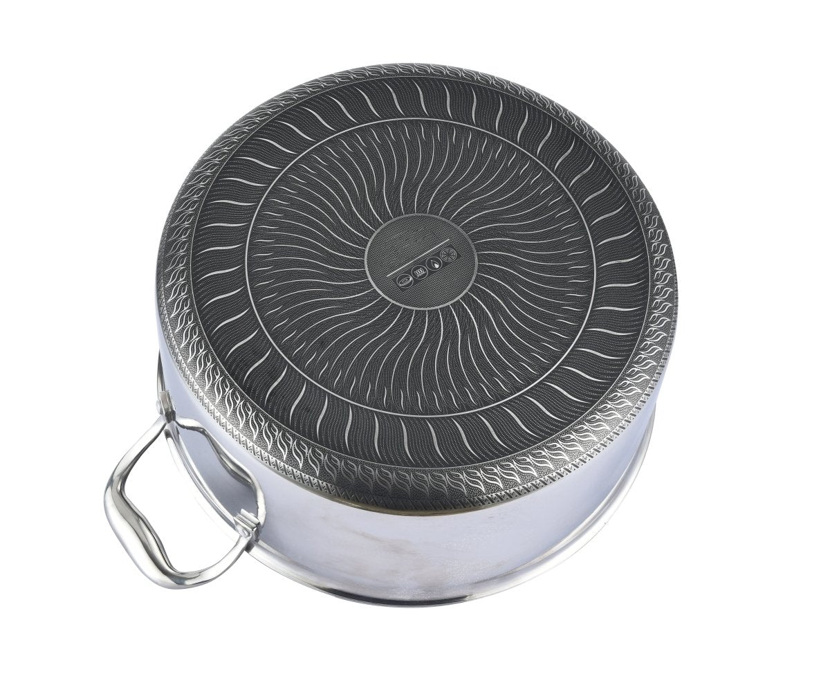 Cheffinger Braadpan met Deksel - 28cm - RVS - Honingraat - Inductie - TEKZEN