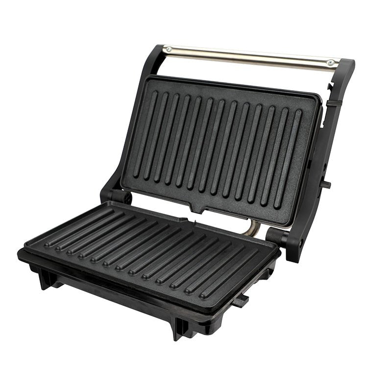 Cheffinger Contactgrill - Tosti Apparaat - Panini Grill - Anti - Aanbaklaag - 1000W - TEKZEN