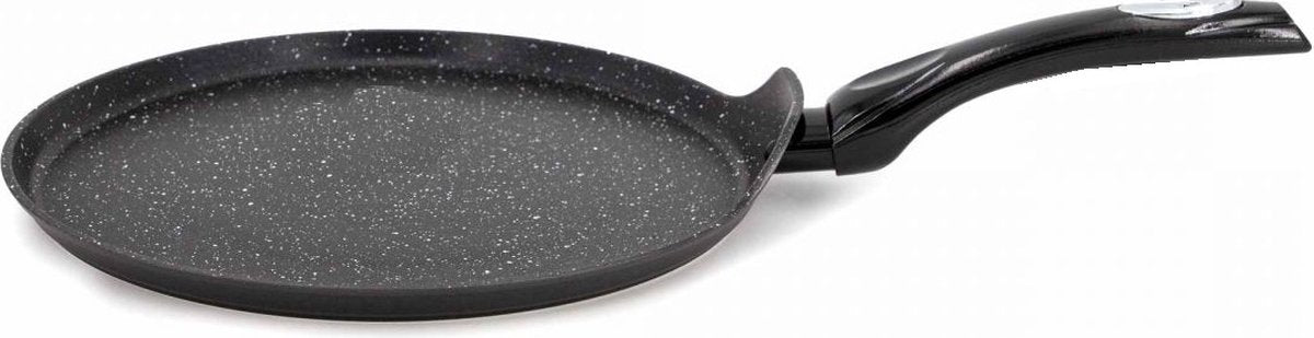 Cheffinger Crêpe - en Pannenkoekenpan - 32cm - Zwart - Inductie - Pizza Pan - TEKZEN