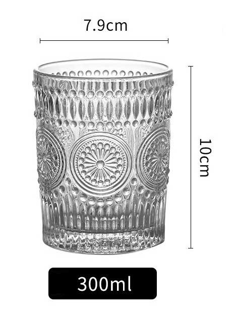 Cheffinger Drinkglazen - Set van 4 - Waterglazen - 300ml - Sapglazen - TEKZEN