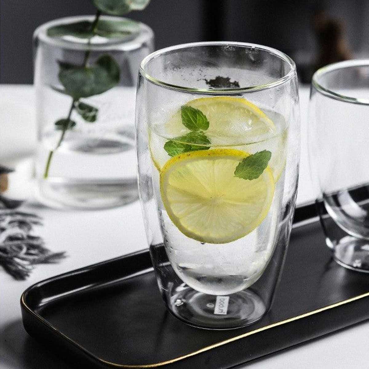 Glozini Dubbelwandige Glazen glas productafbeelding 3