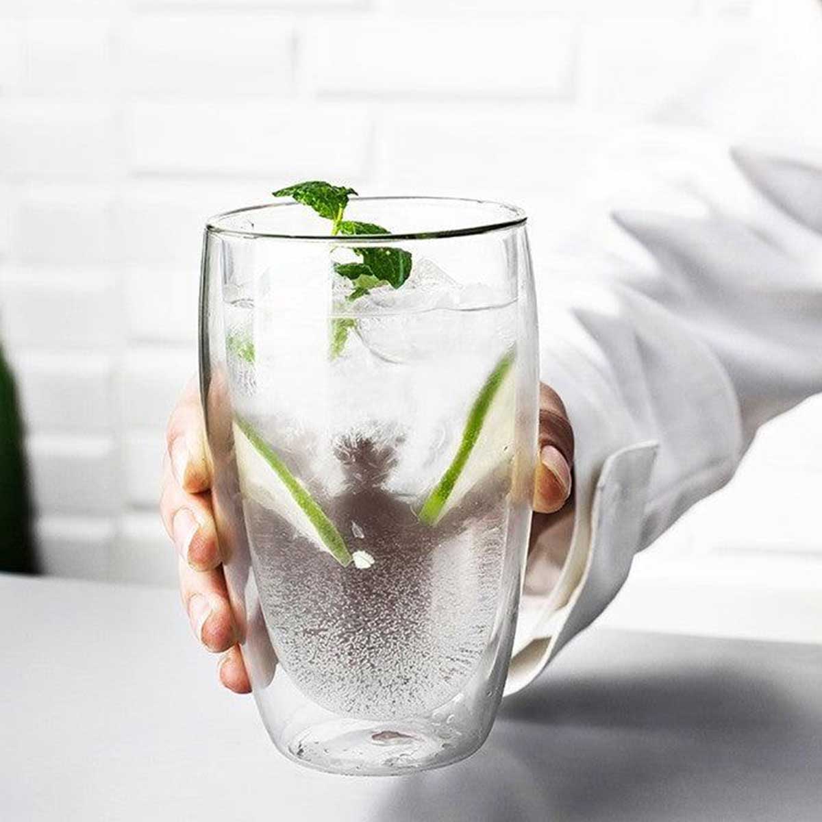 Glozini Dubbelwandige Glazen glas