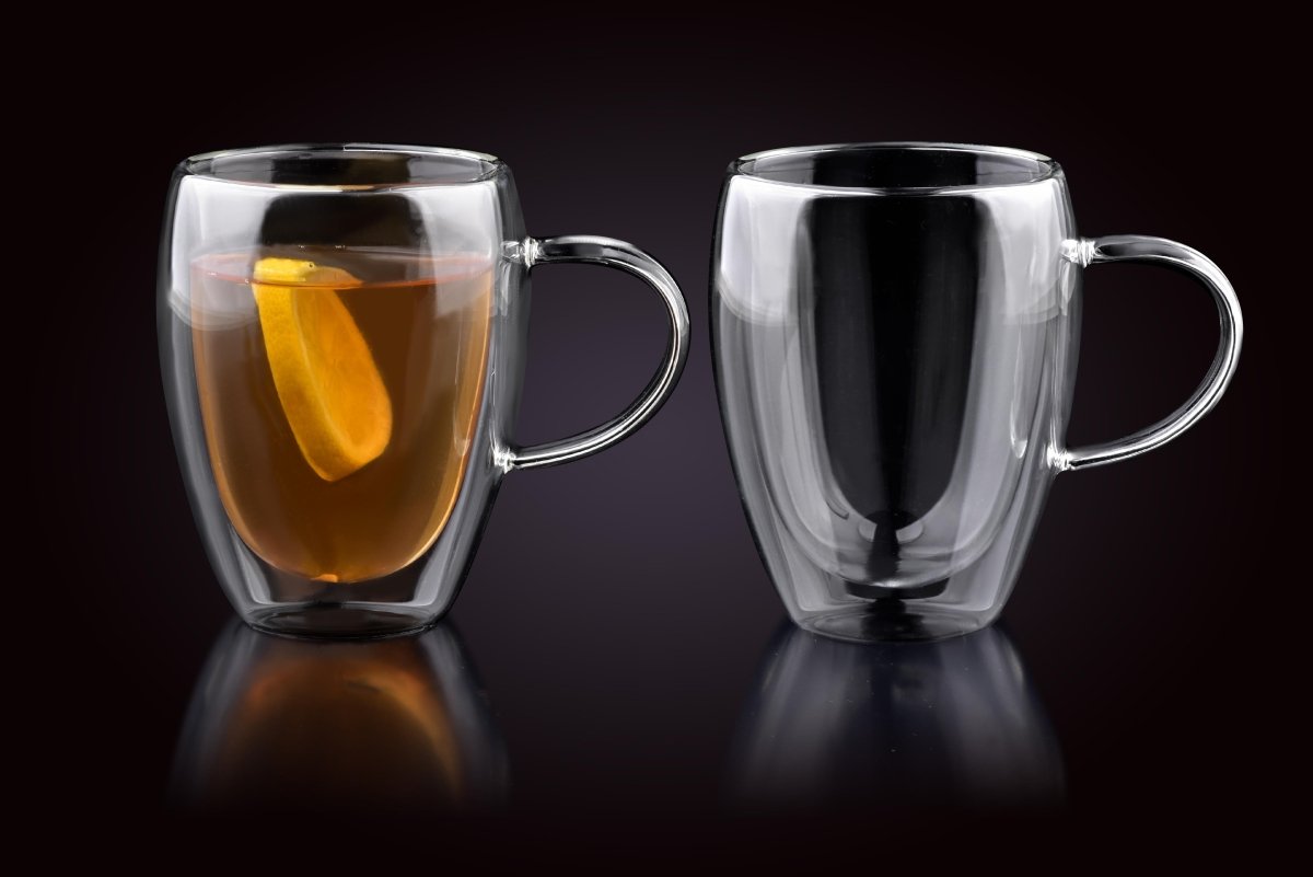 Glozini Dubbelwandige Glazen met Oor glas productafbeelding 2
