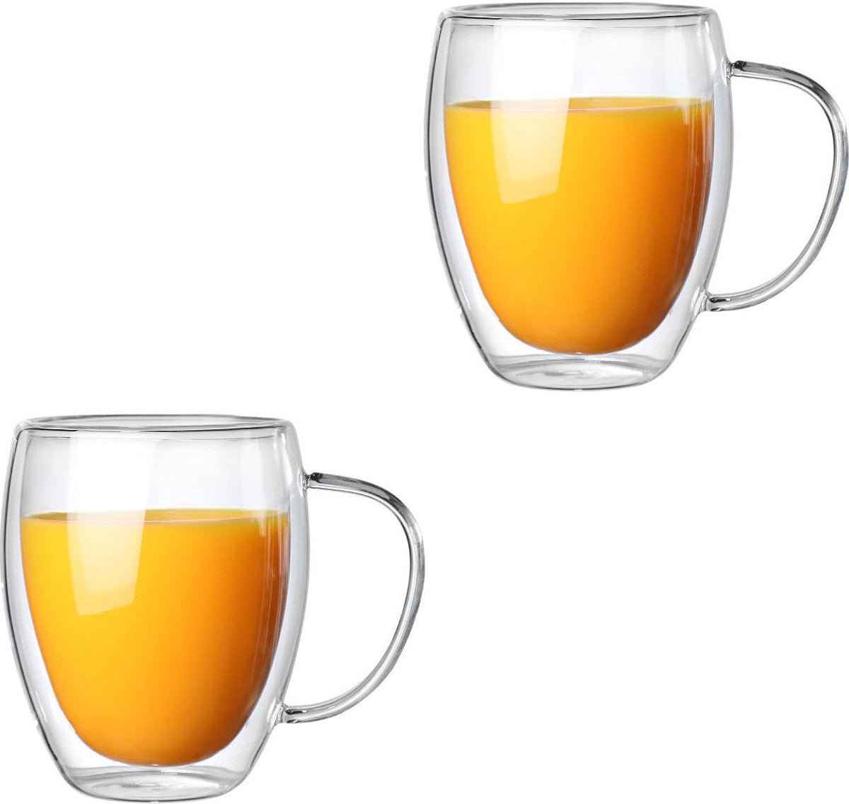 Glozini Dubbelwandige Glazen met Oor glas